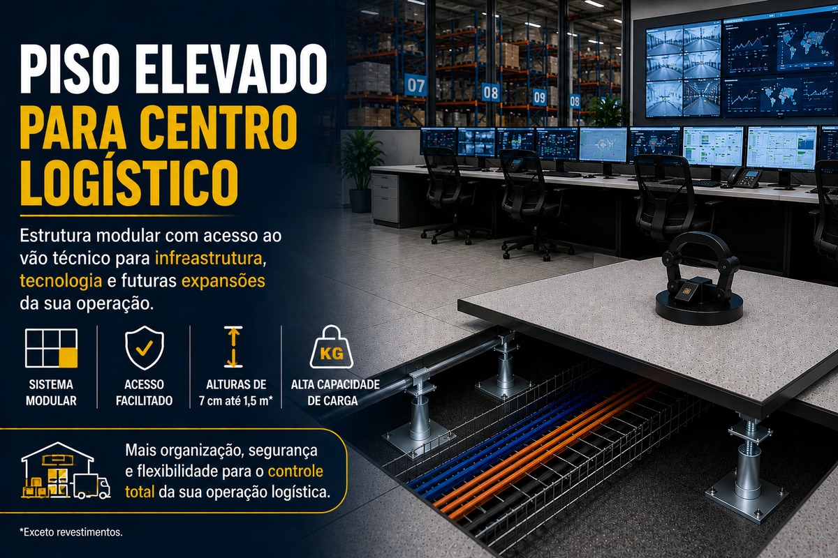 Piso Elevado para Centro Logístico