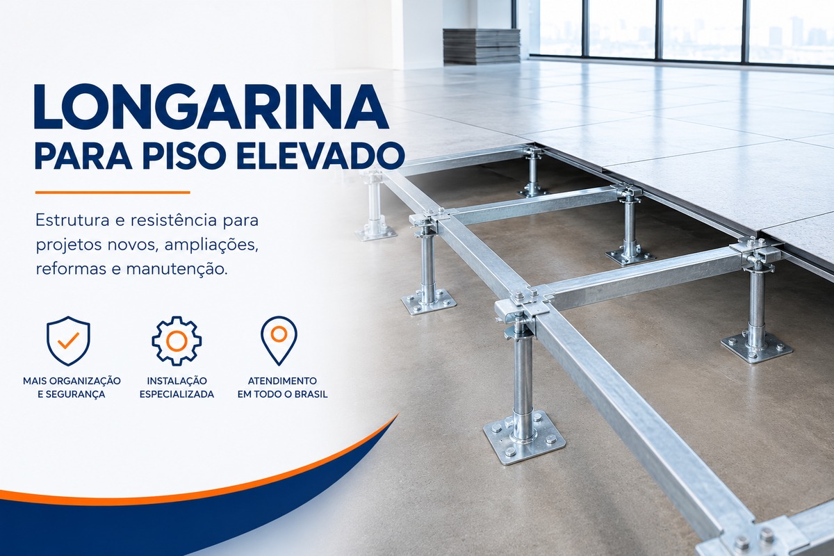 Longarina para Piso Elevado | Componentes | Souza Pisos